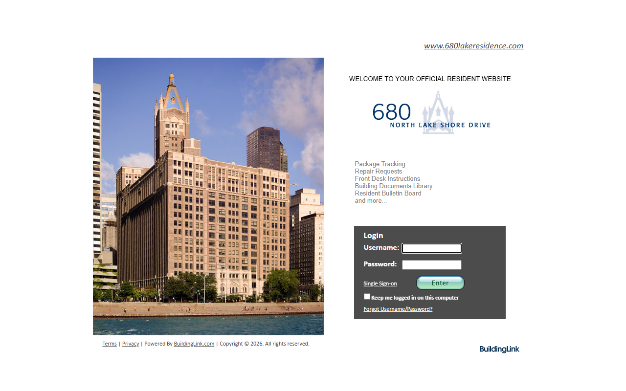 680lakeresidence.com screenshot