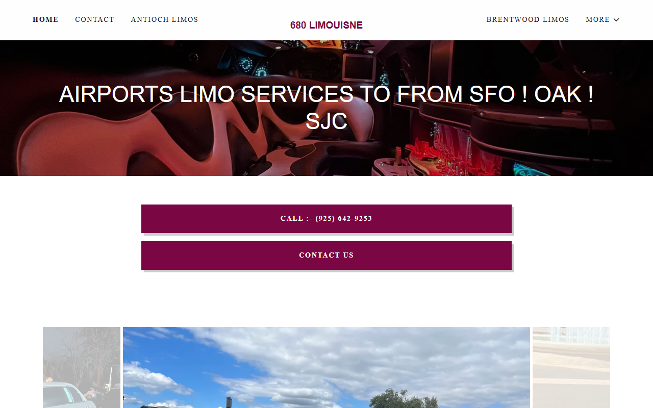 680limousine.com screenshot