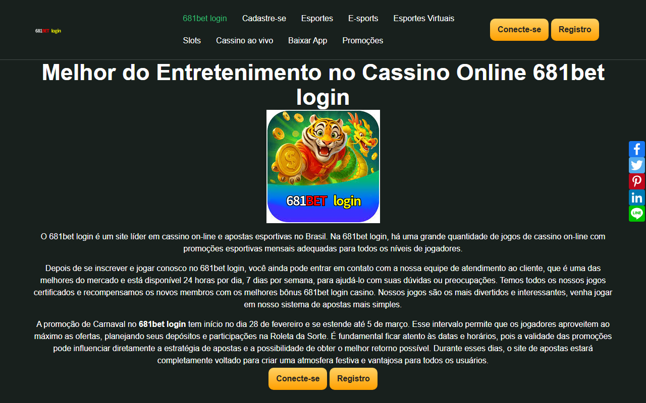 681betlogin.com screenshot