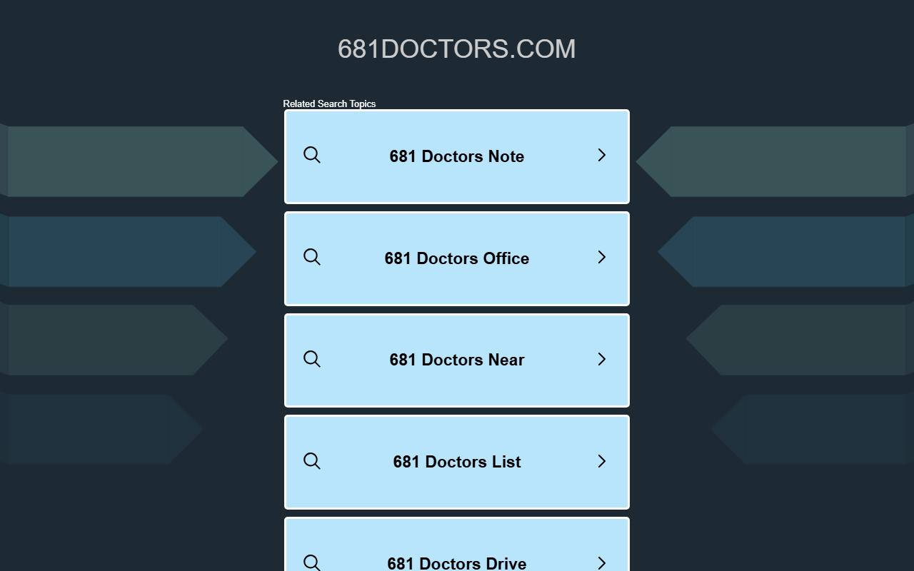 681doctors.com screenshot