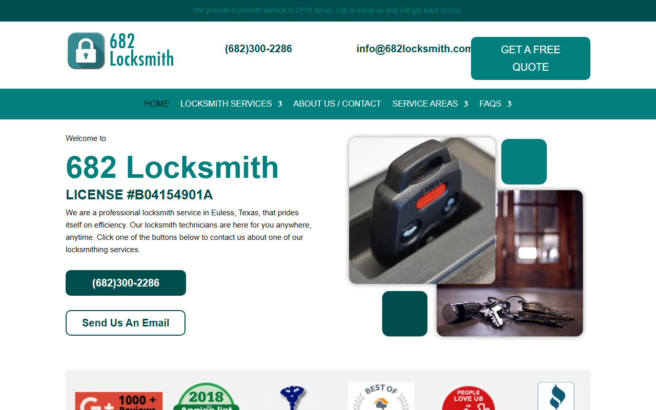 682locksmith.com screenshot