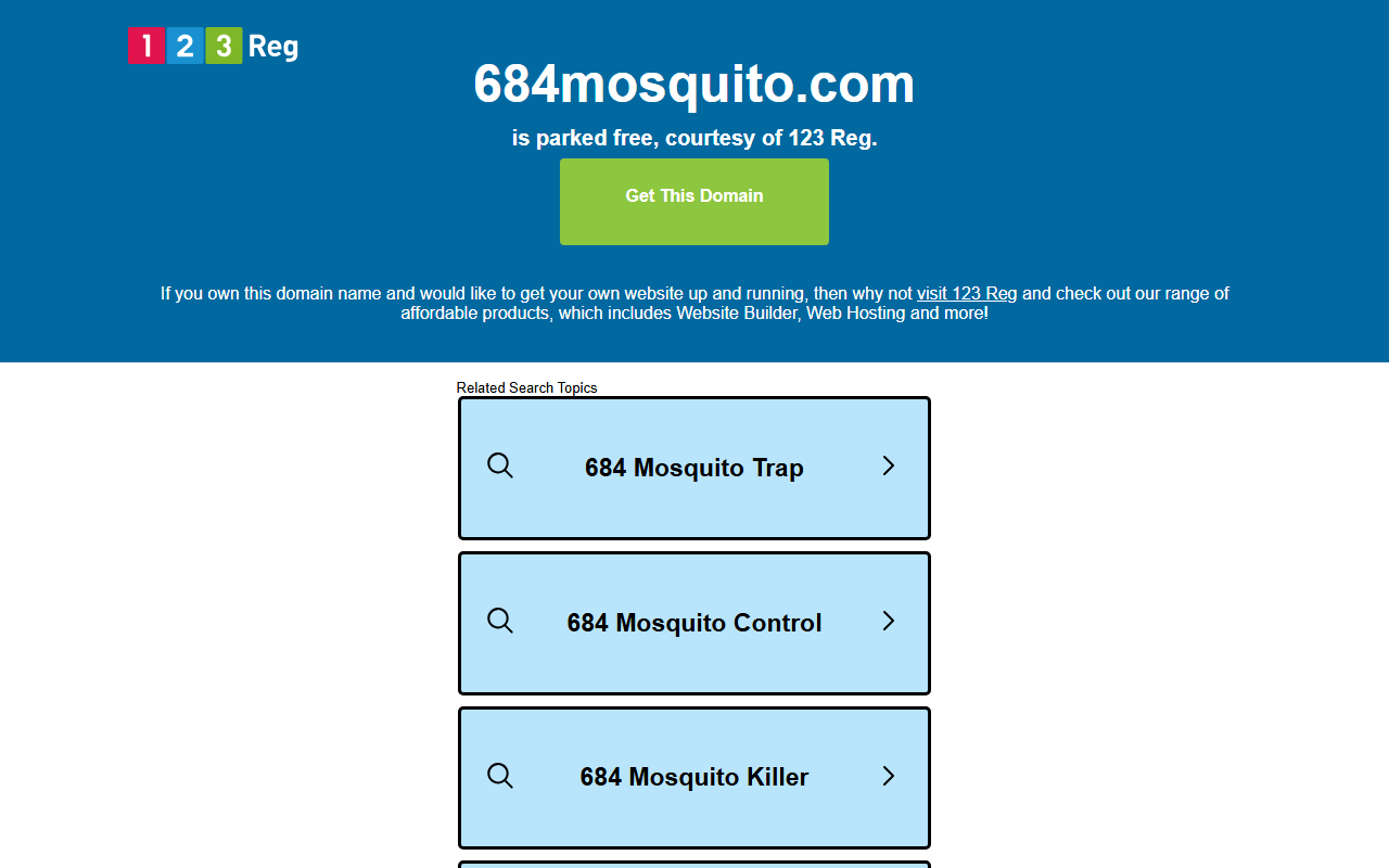 684mosquito.com screenshot
