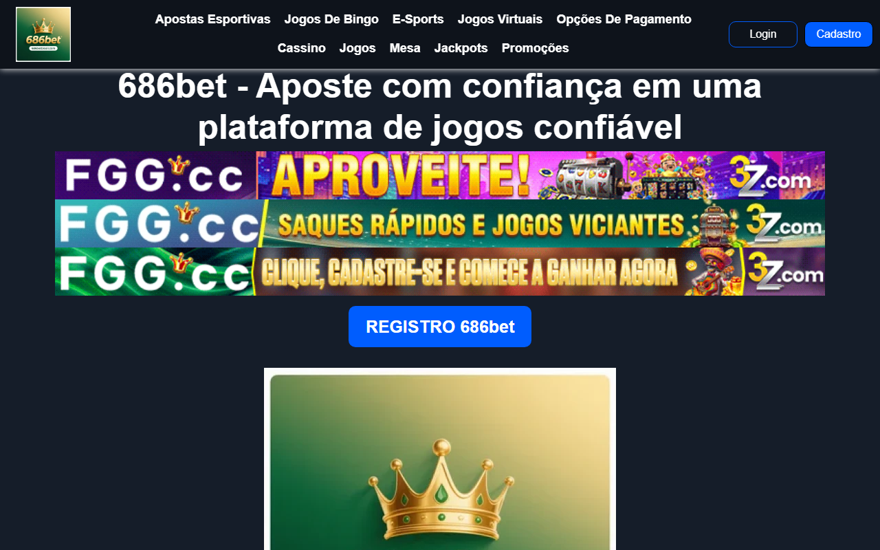 686betbrasil.com screenshot