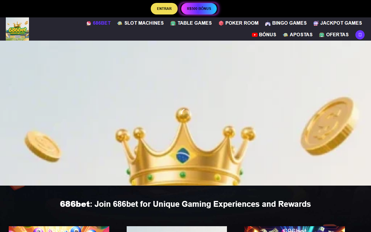 686betlogin.com screenshot