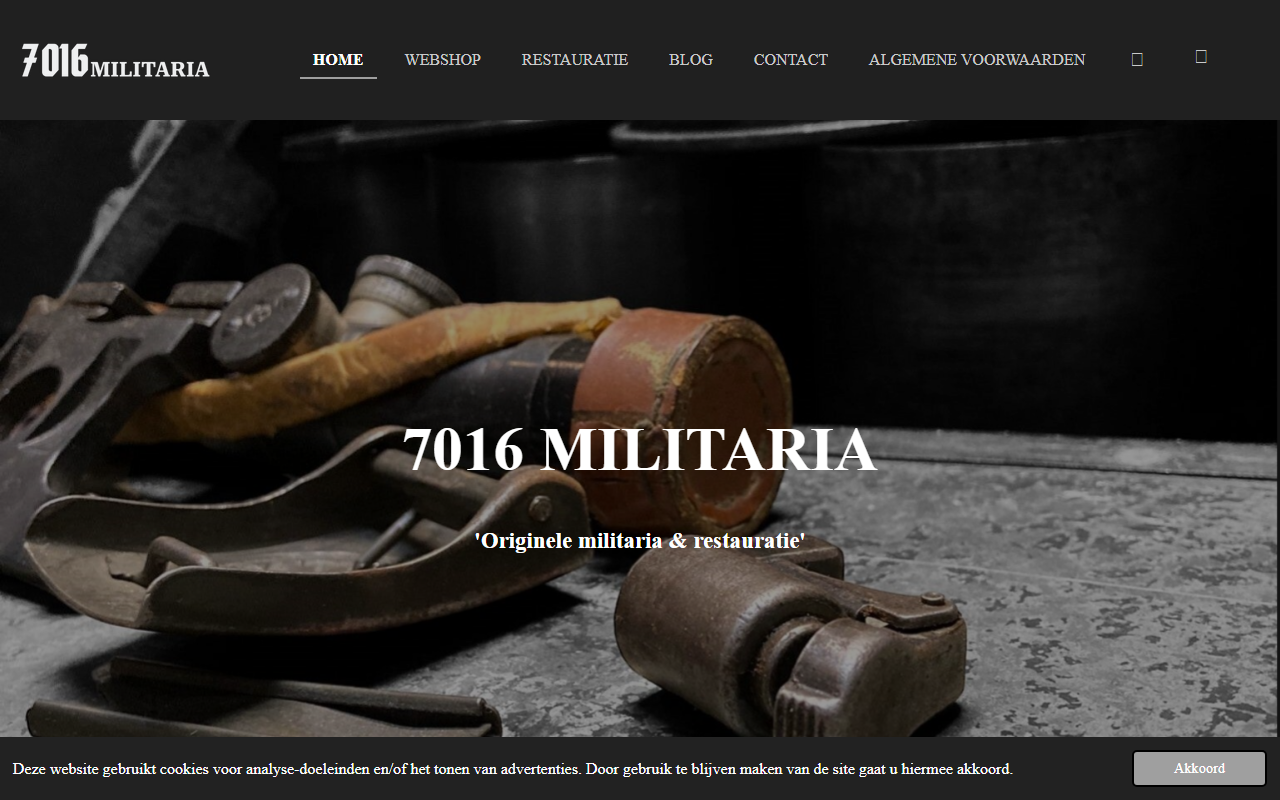 7016militaria.com screenshot