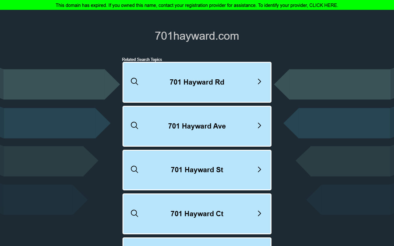 701hayward.com screenshot