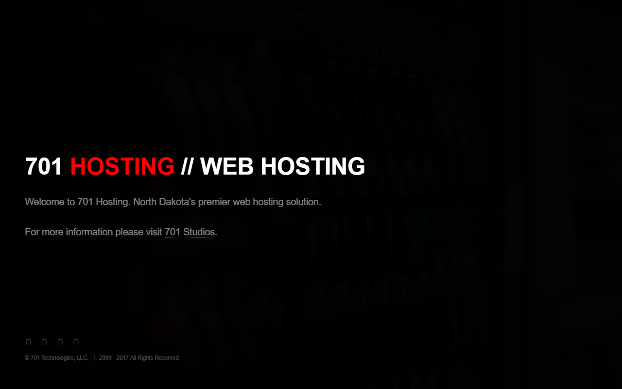 701hosting.com screenshot