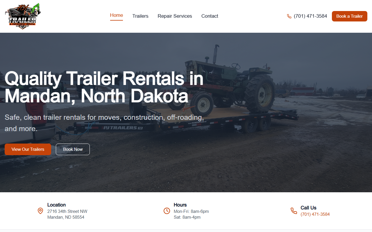 701rentalsnd.com screenshot