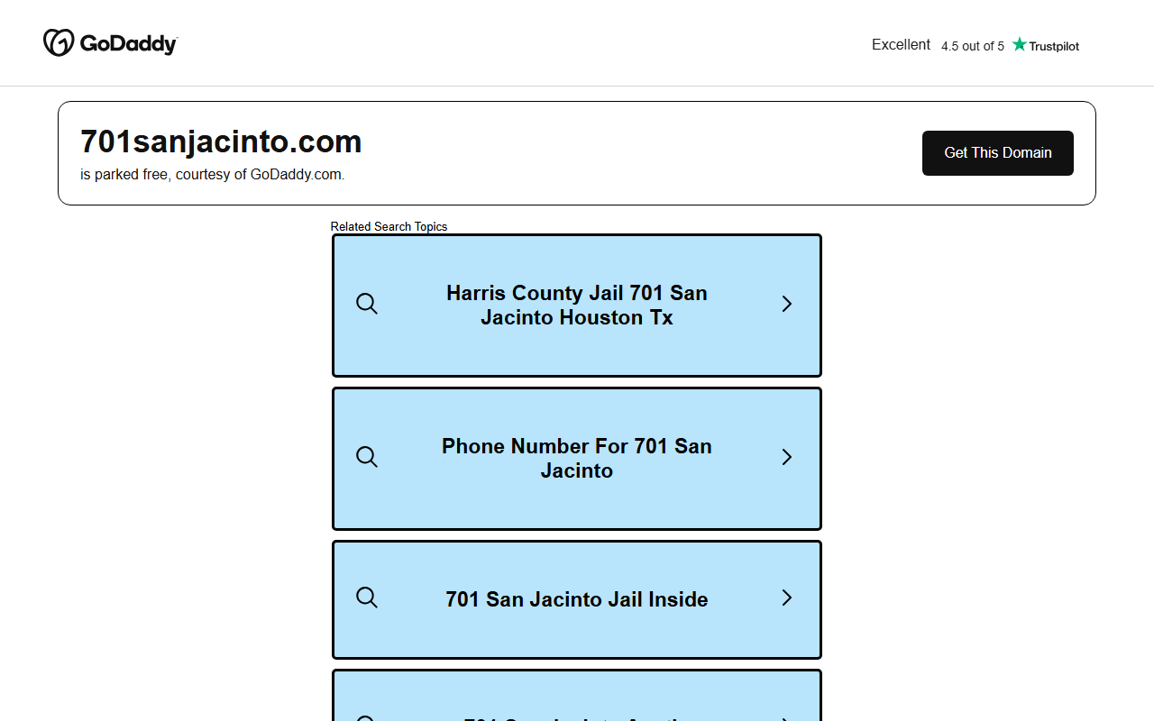 701sanjacinto.com screenshot