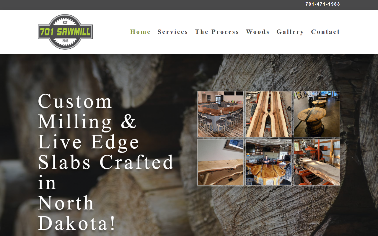701sawmill.com screenshot