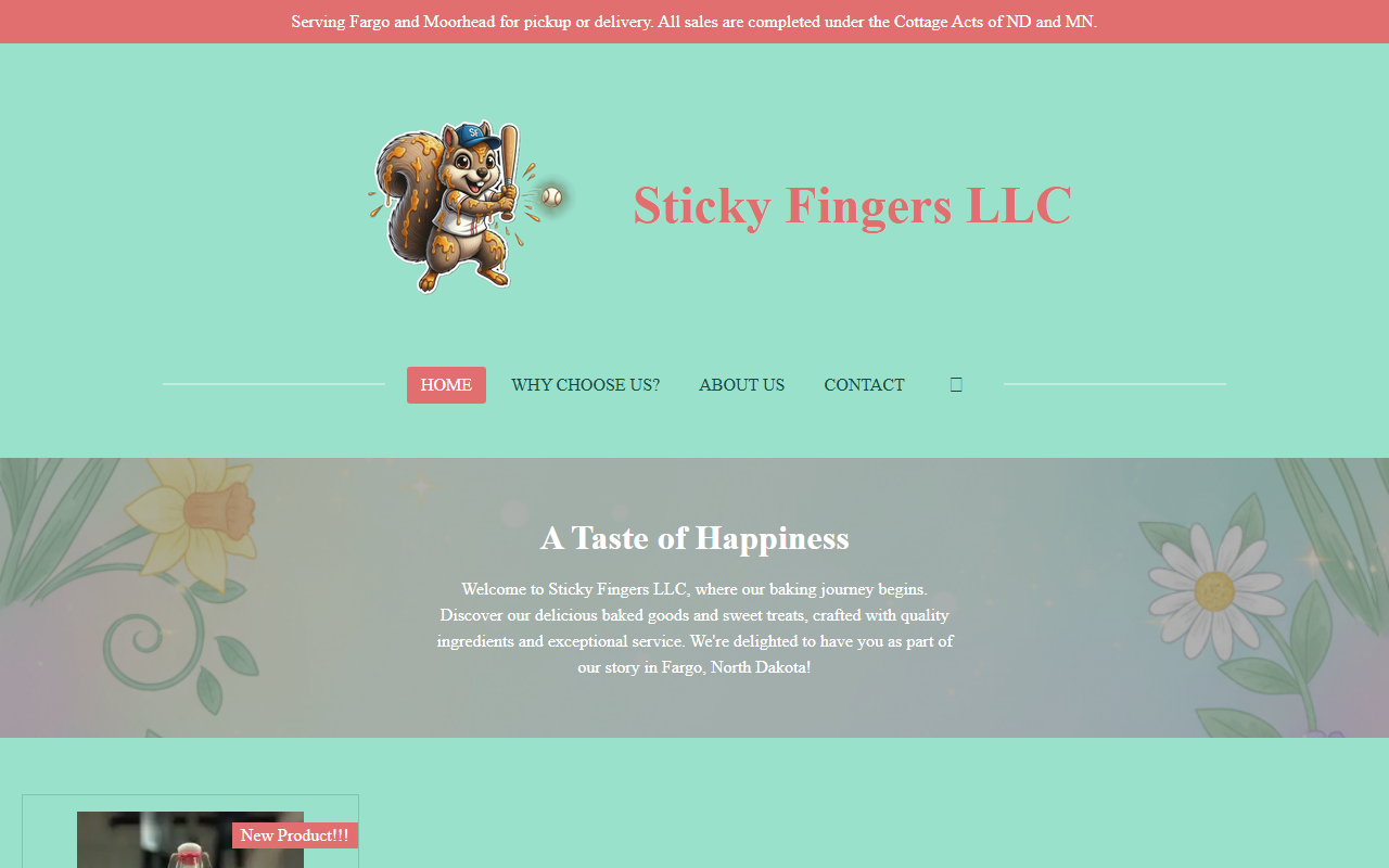 701stickyfingers.com screenshot