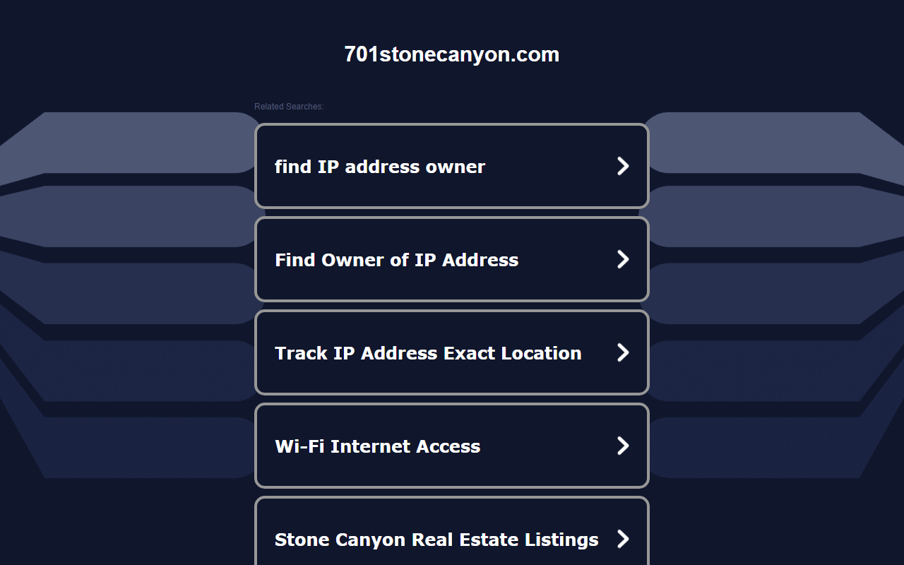 701stonecanyon.com screenshot