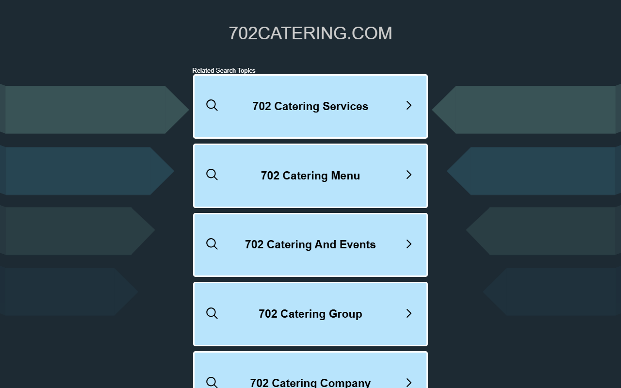 702catering.com screenshot