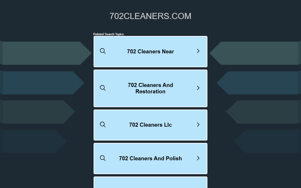 702cleaners.com screenshot