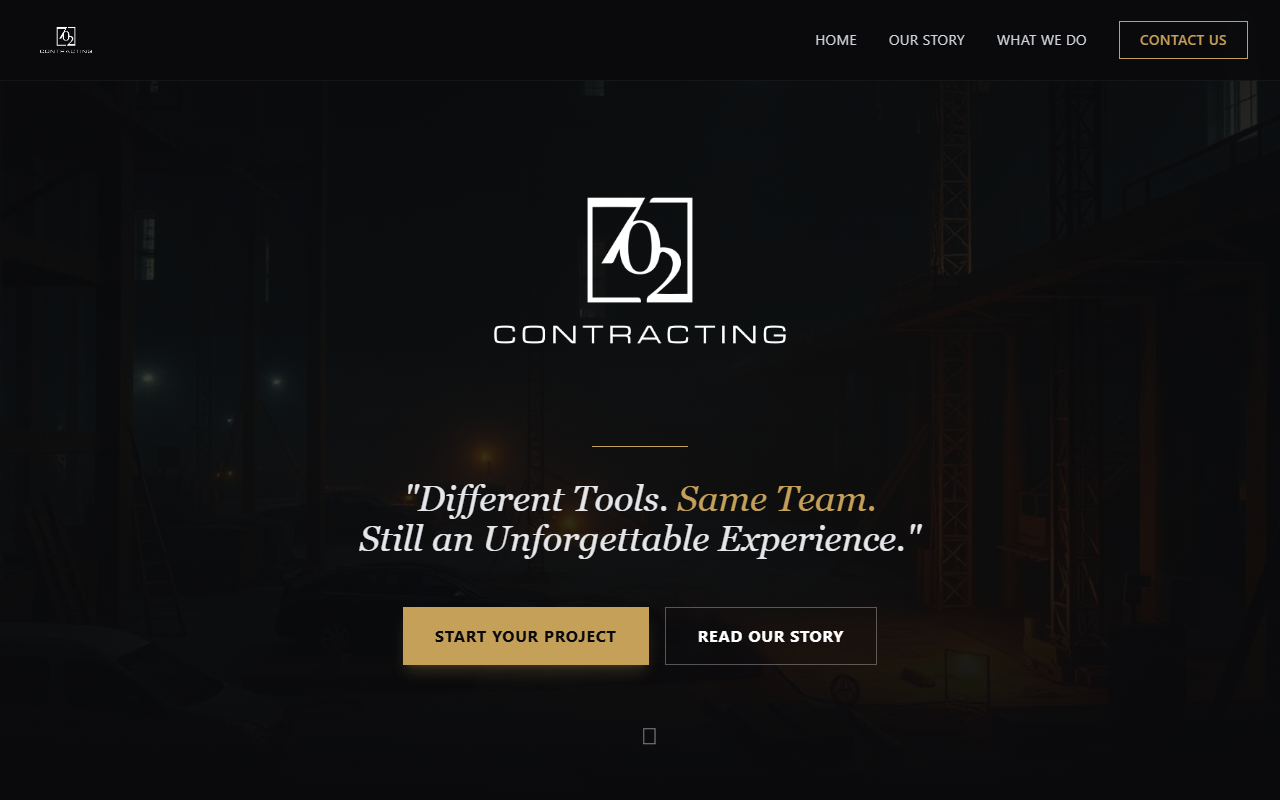 702contracting.com screenshot