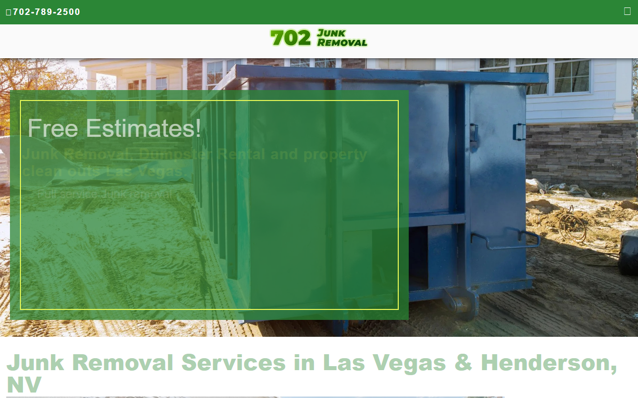 702junkremoval.com screenshot