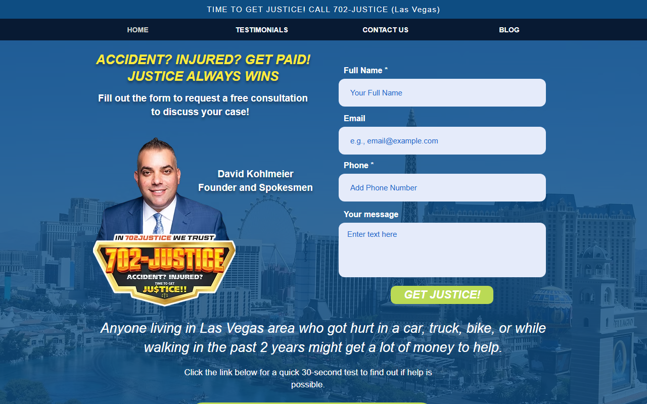 702justice.com screenshot