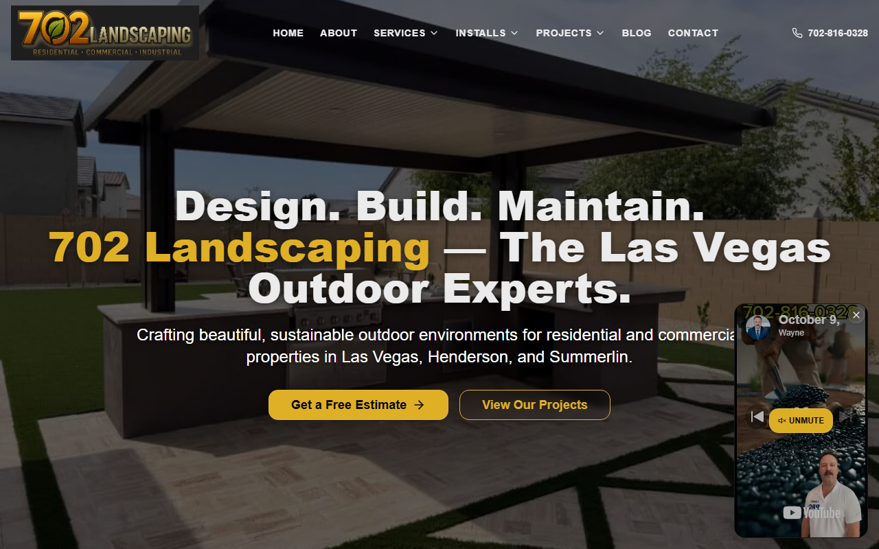 702landscaping.com screenshot