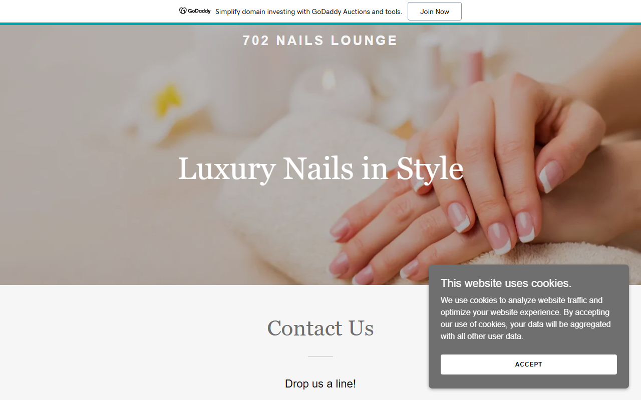 702nailslounge.com screenshot