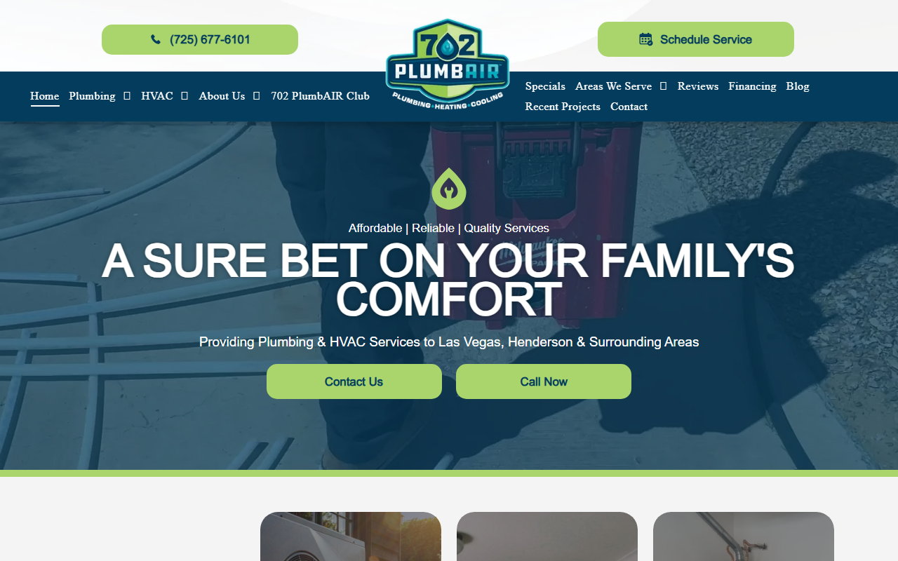 702plumbair.com screenshot