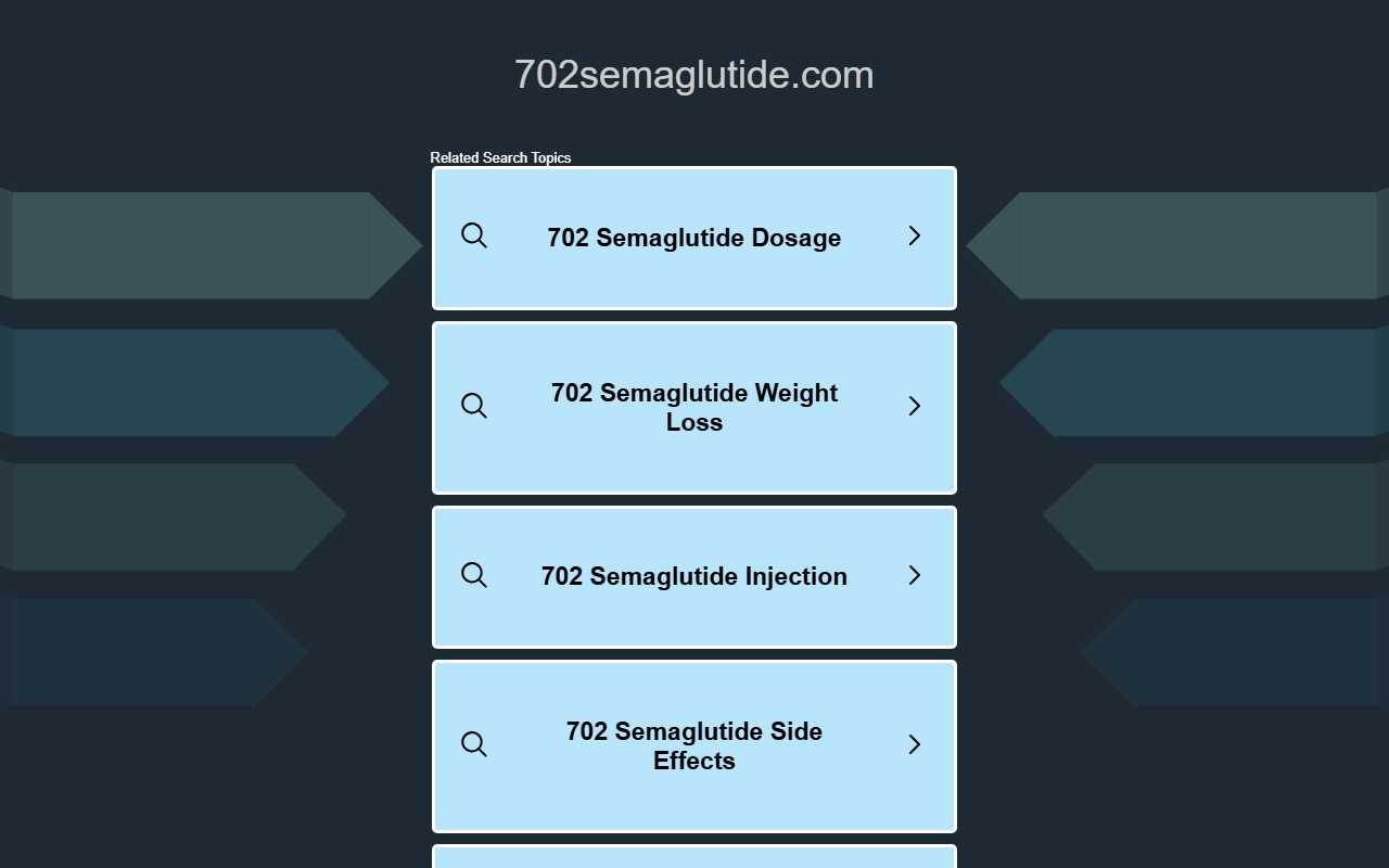 702semaglutide.com screenshot