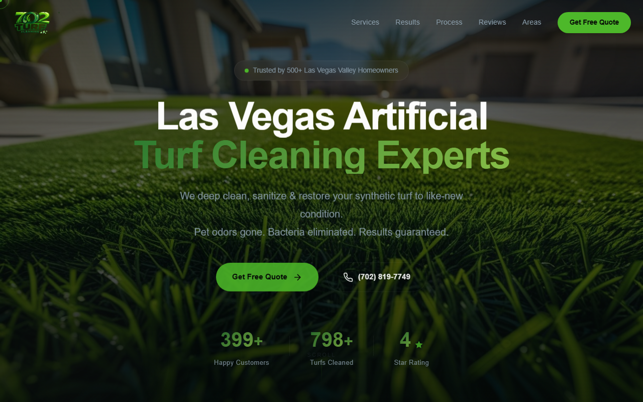 702turfcleaning.com screenshot