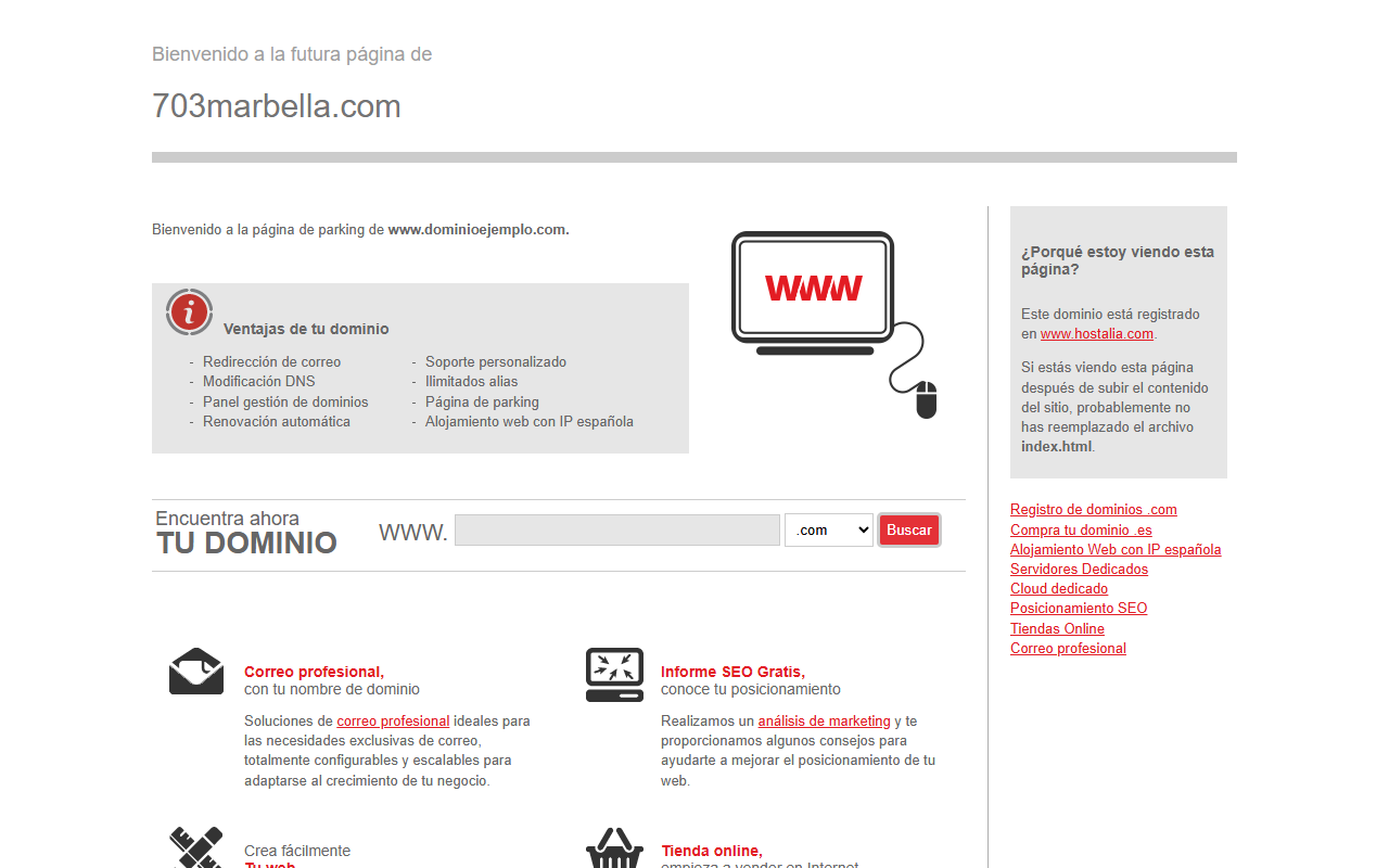 703marbella.com screenshot