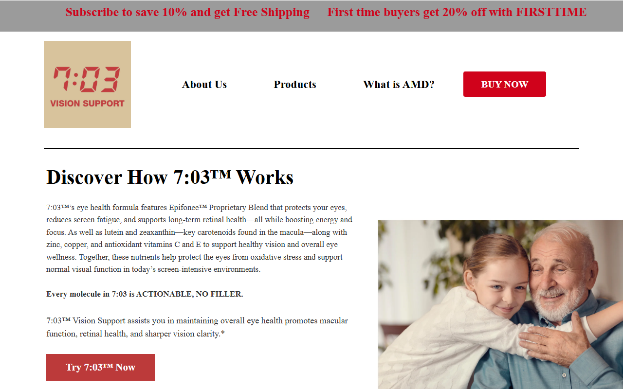 703visionsupport.com screenshot