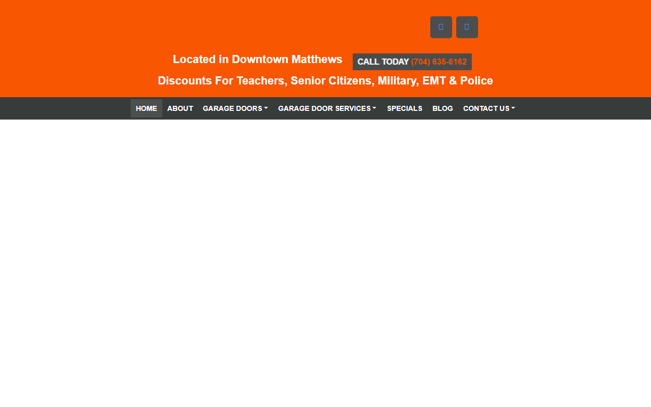 704garagedoor.com screenshot