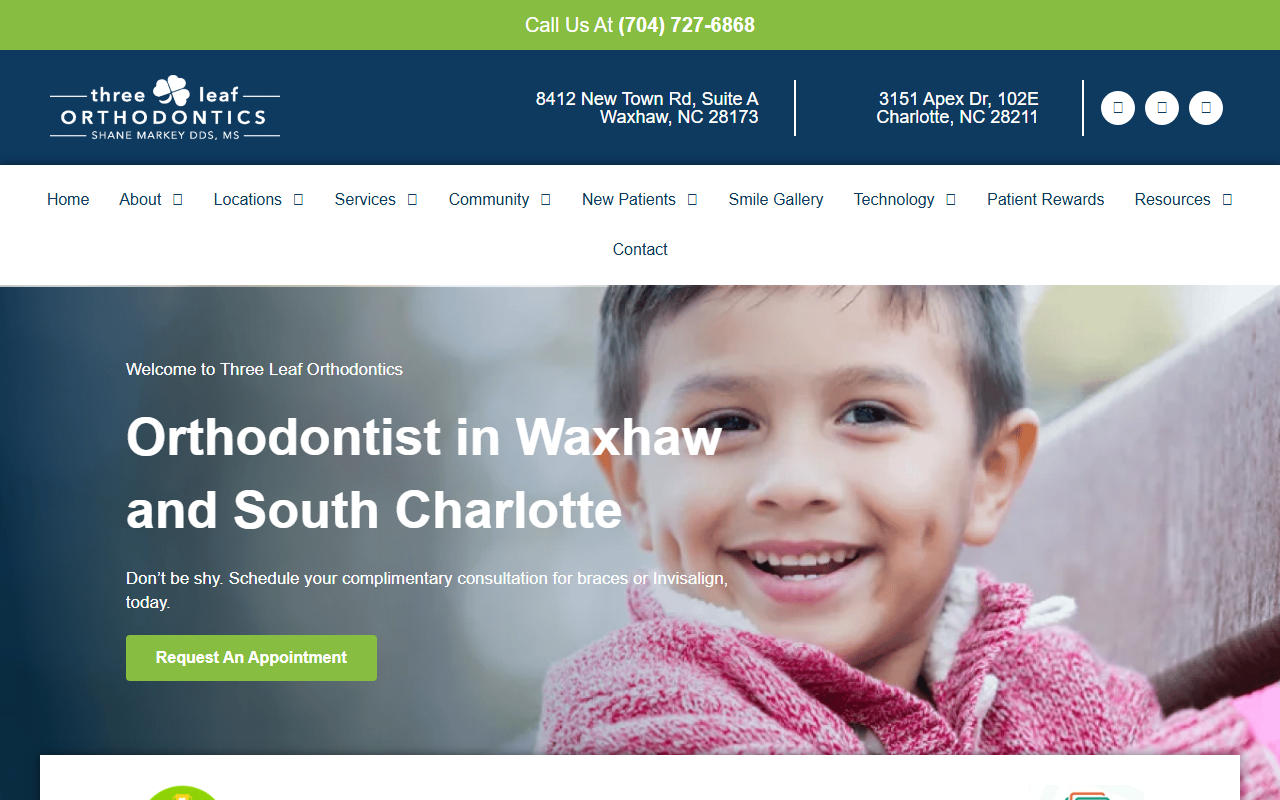 704orthodontics.com screenshot