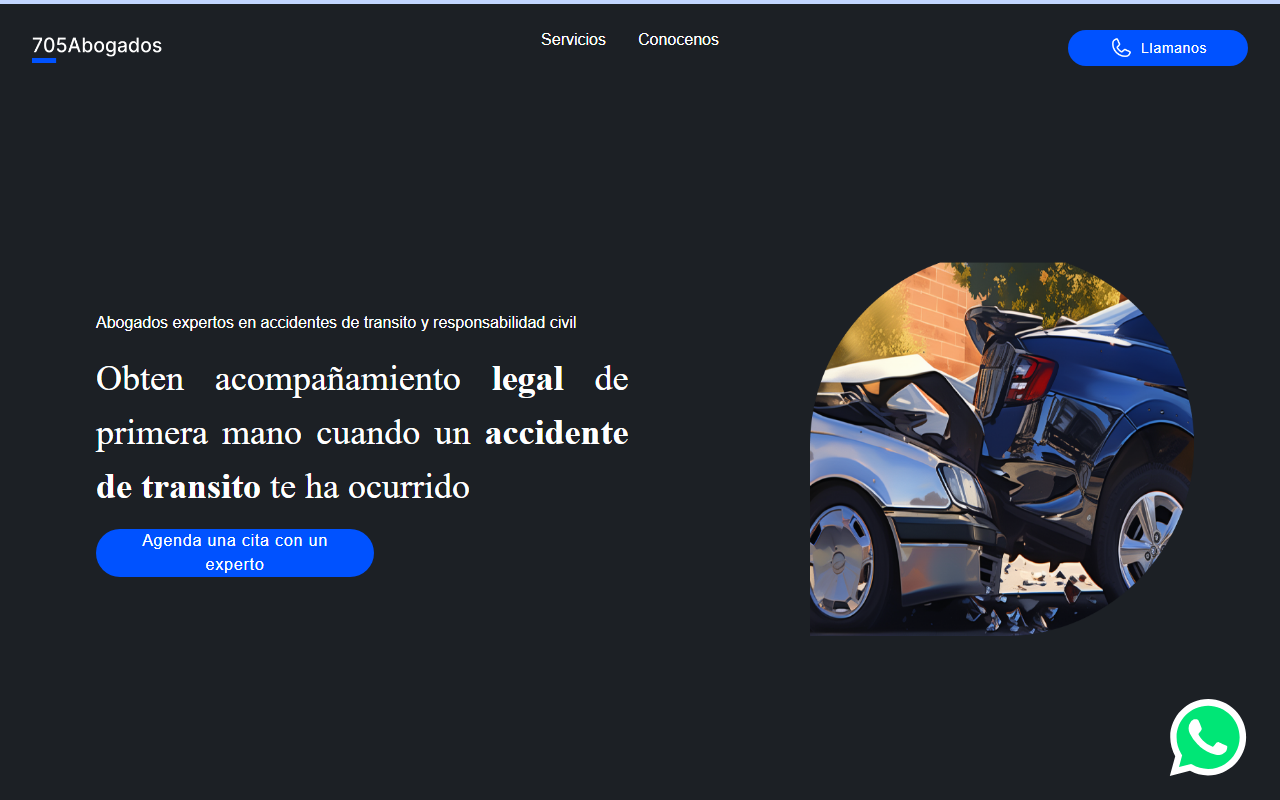 705abogados.com screenshot