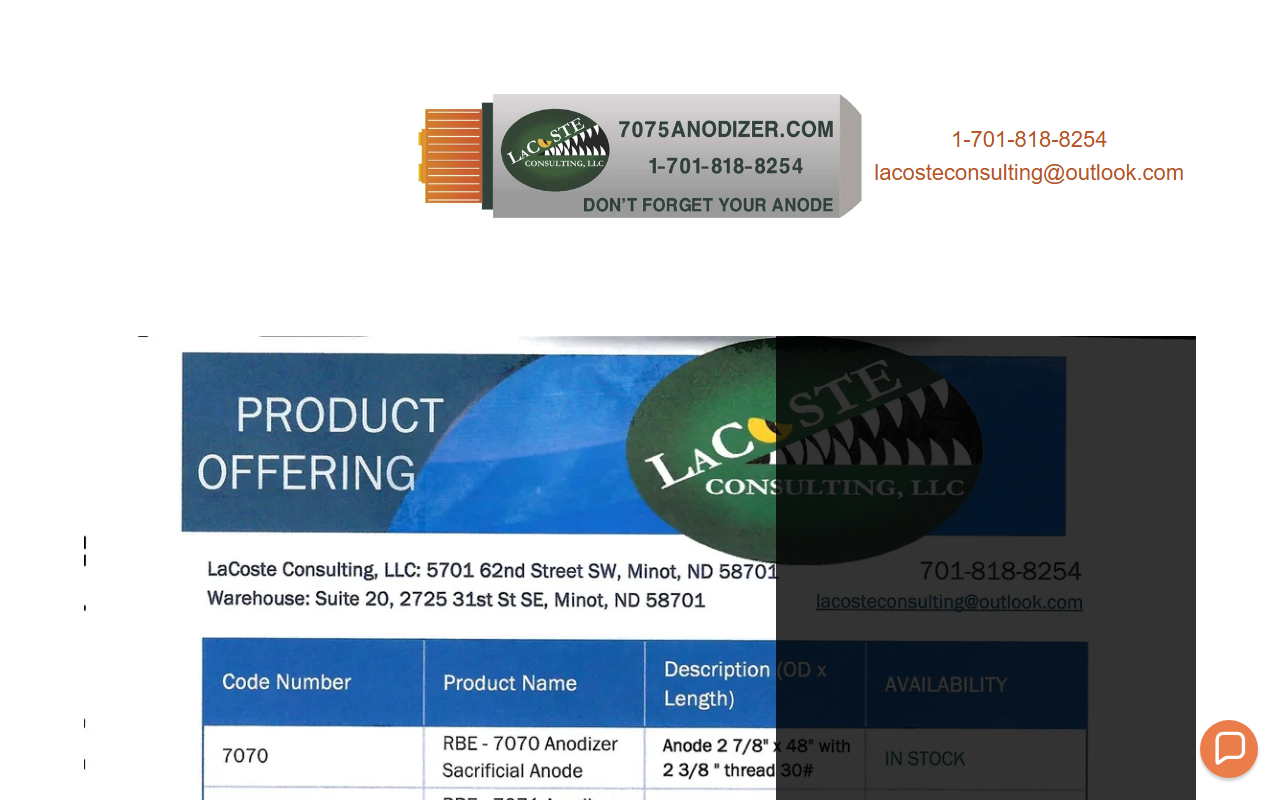 7075anodizer.com screenshot