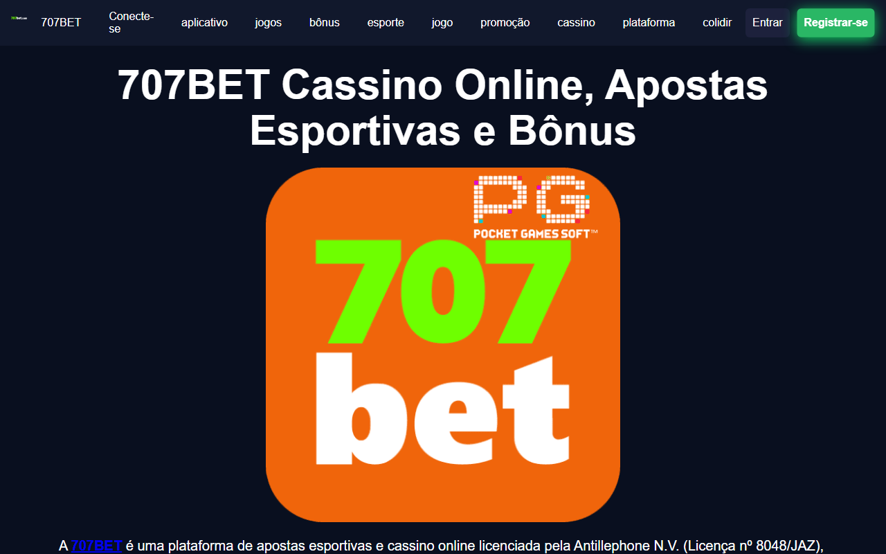707bet-brazil.com screenshot