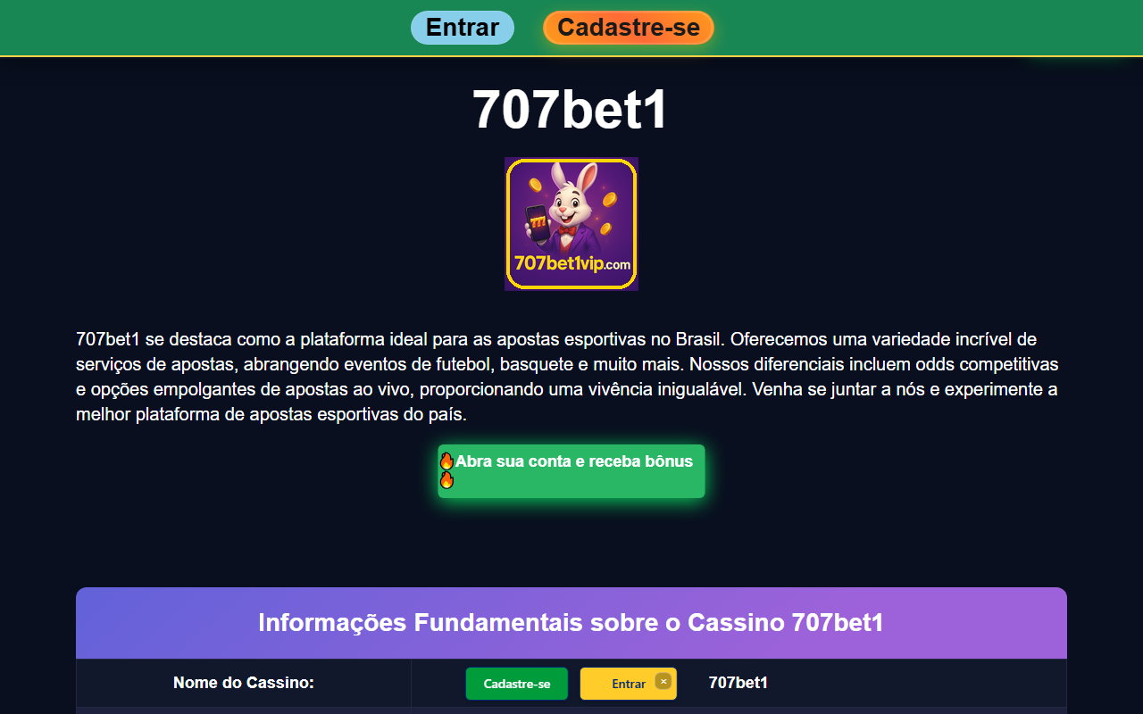 707bet1vip.com screenshot