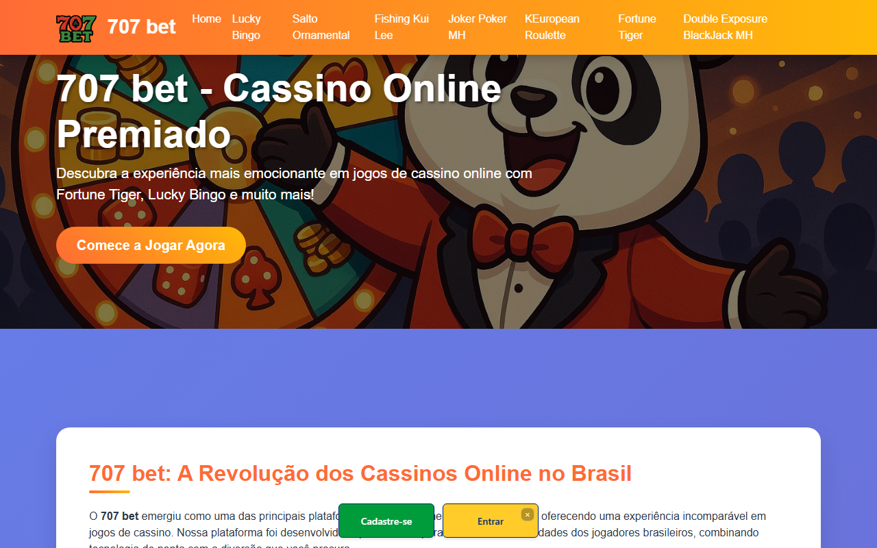 707betcasino.com screenshot