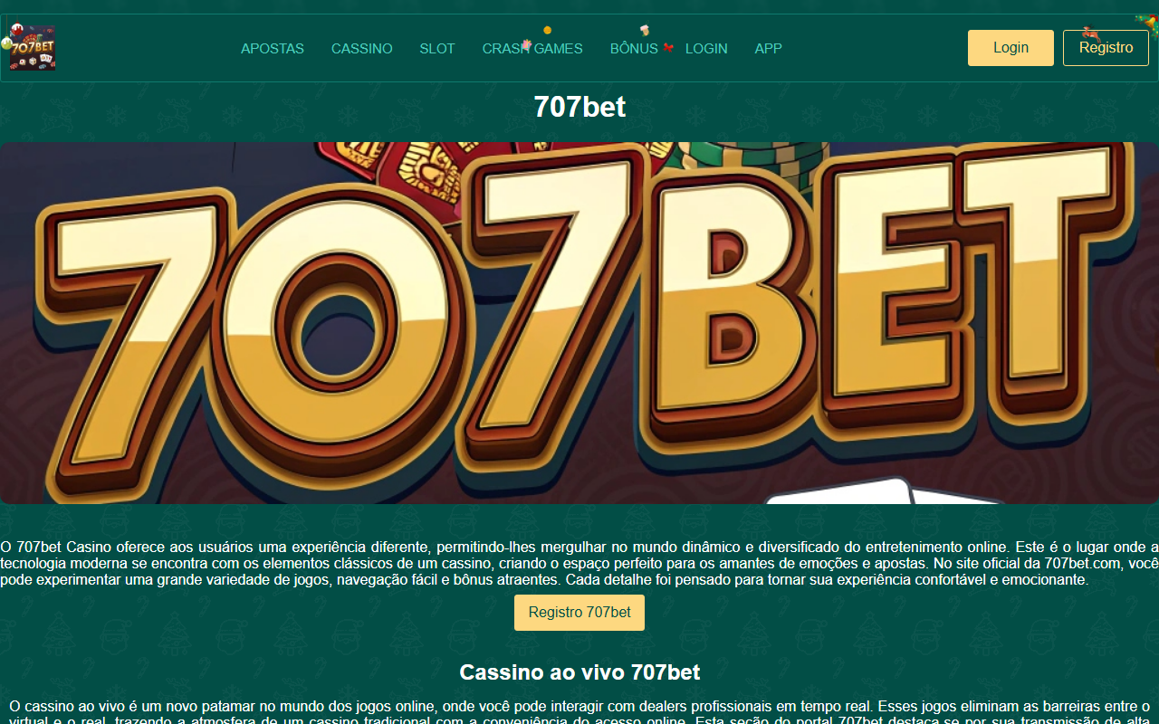 707betlogin.com screenshot