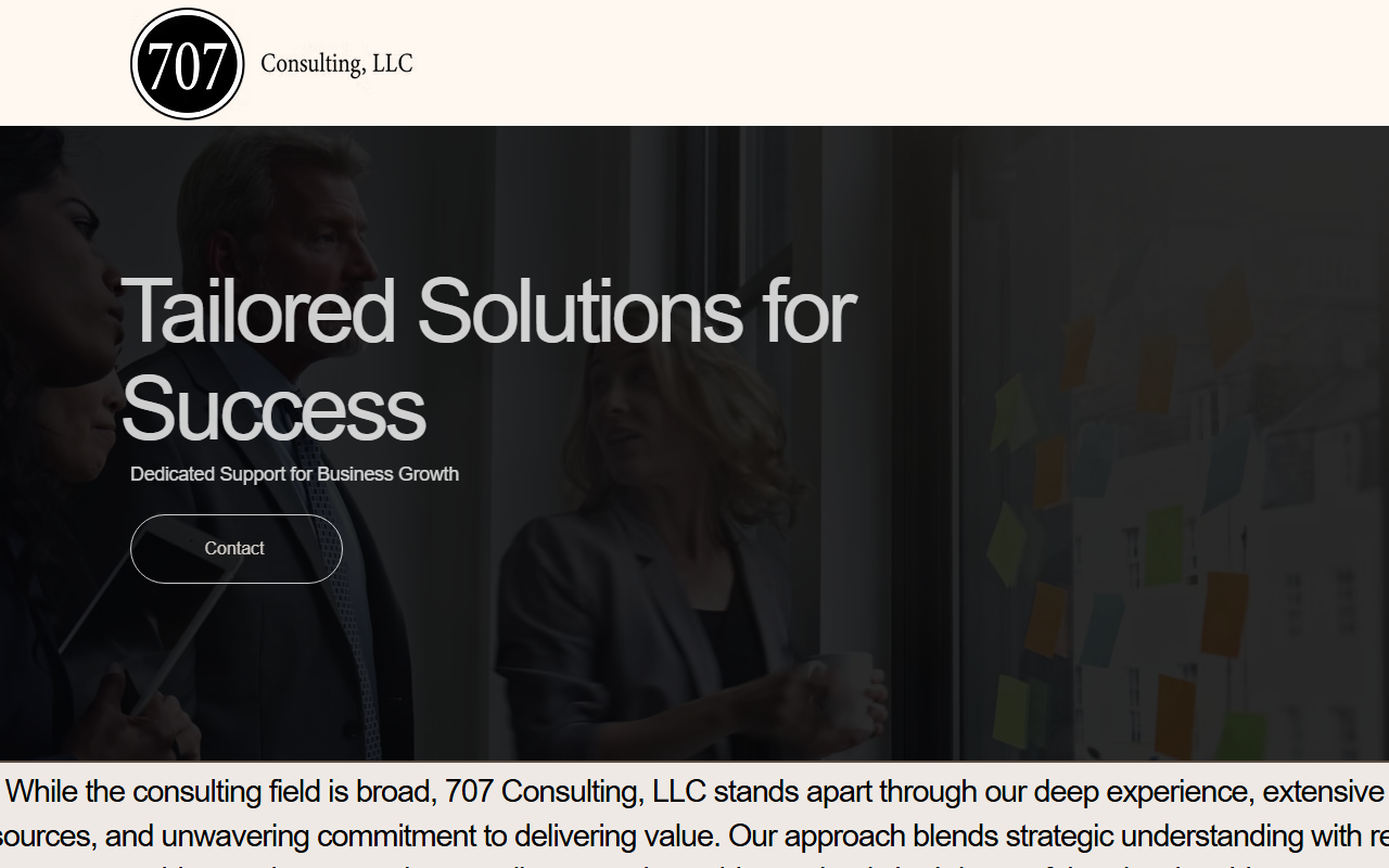 707consultingllc.com screenshot