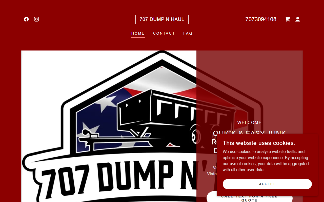 707dumpnhaul.com screenshot