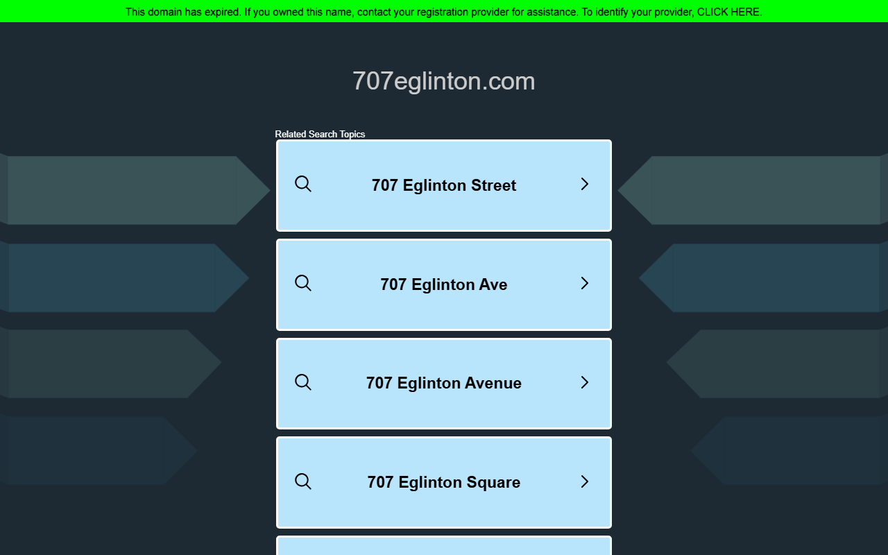 707eglinton.com screenshot