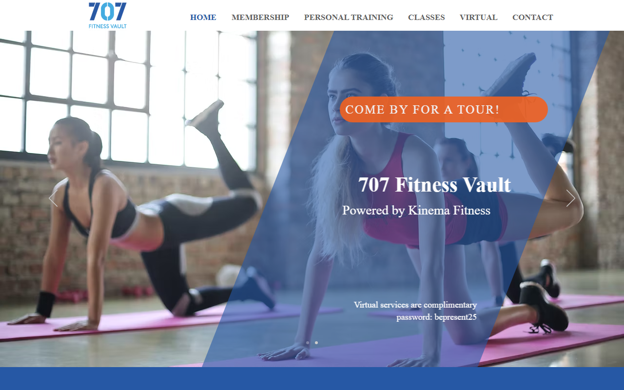 707fitnessvault.com screenshot
