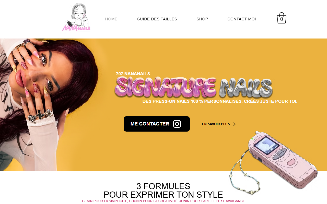 707nananails.com screenshot