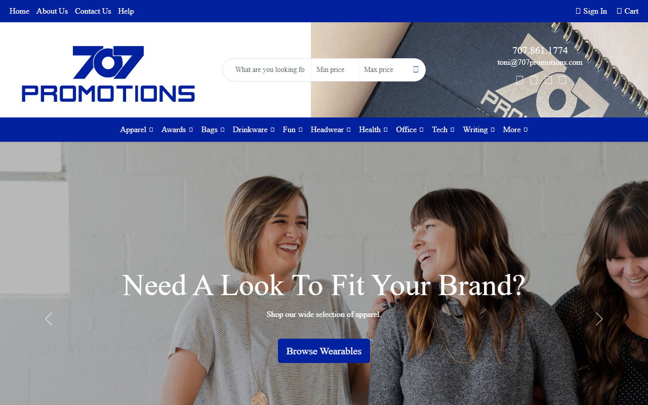 707promotions.com screenshot