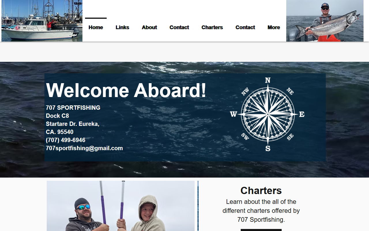 707sportfishing.com screenshot
