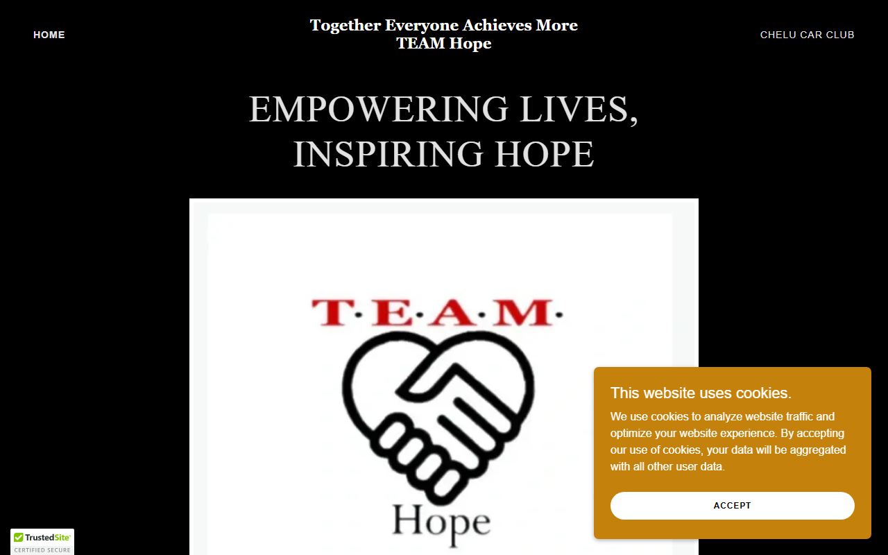 707teamhope.com screenshot