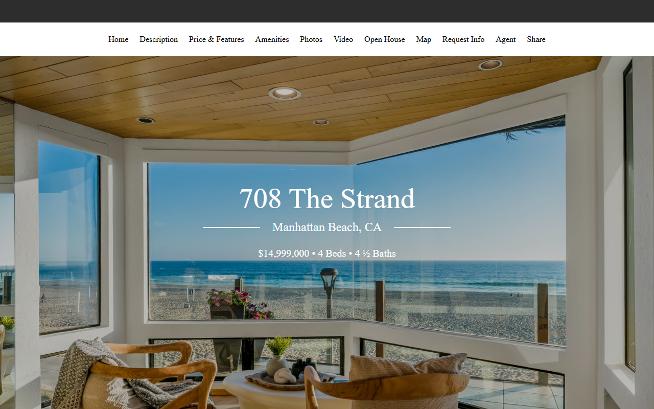 708thestrandmb.com screenshot