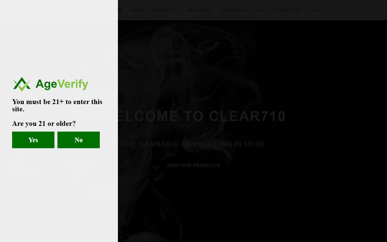 710clearextracts.com screenshot