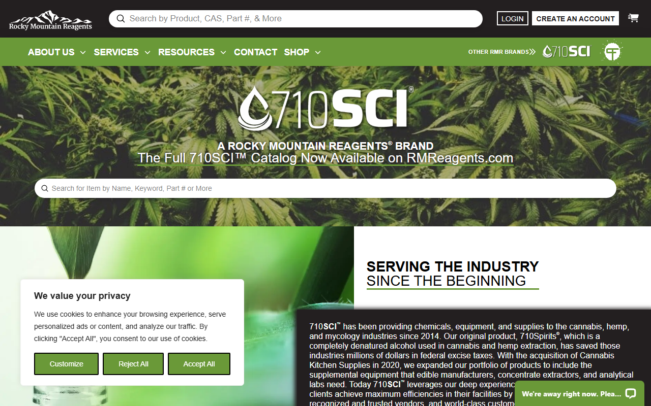710spirits.com screenshot