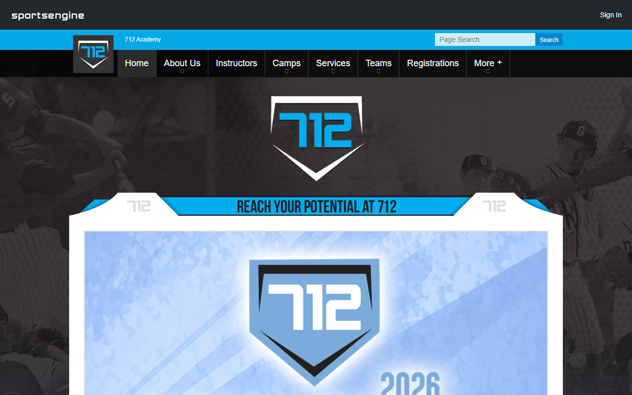 712baseball.com screenshot