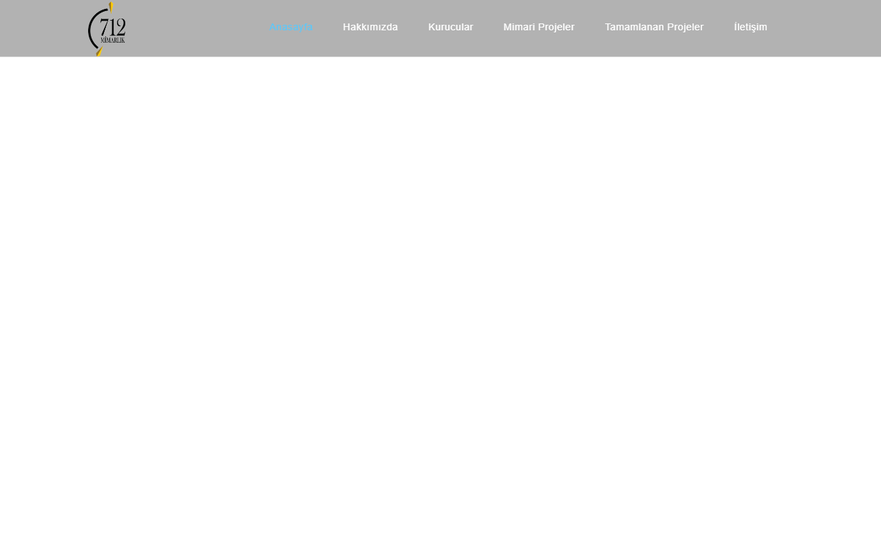 712mimarlik.com screenshot