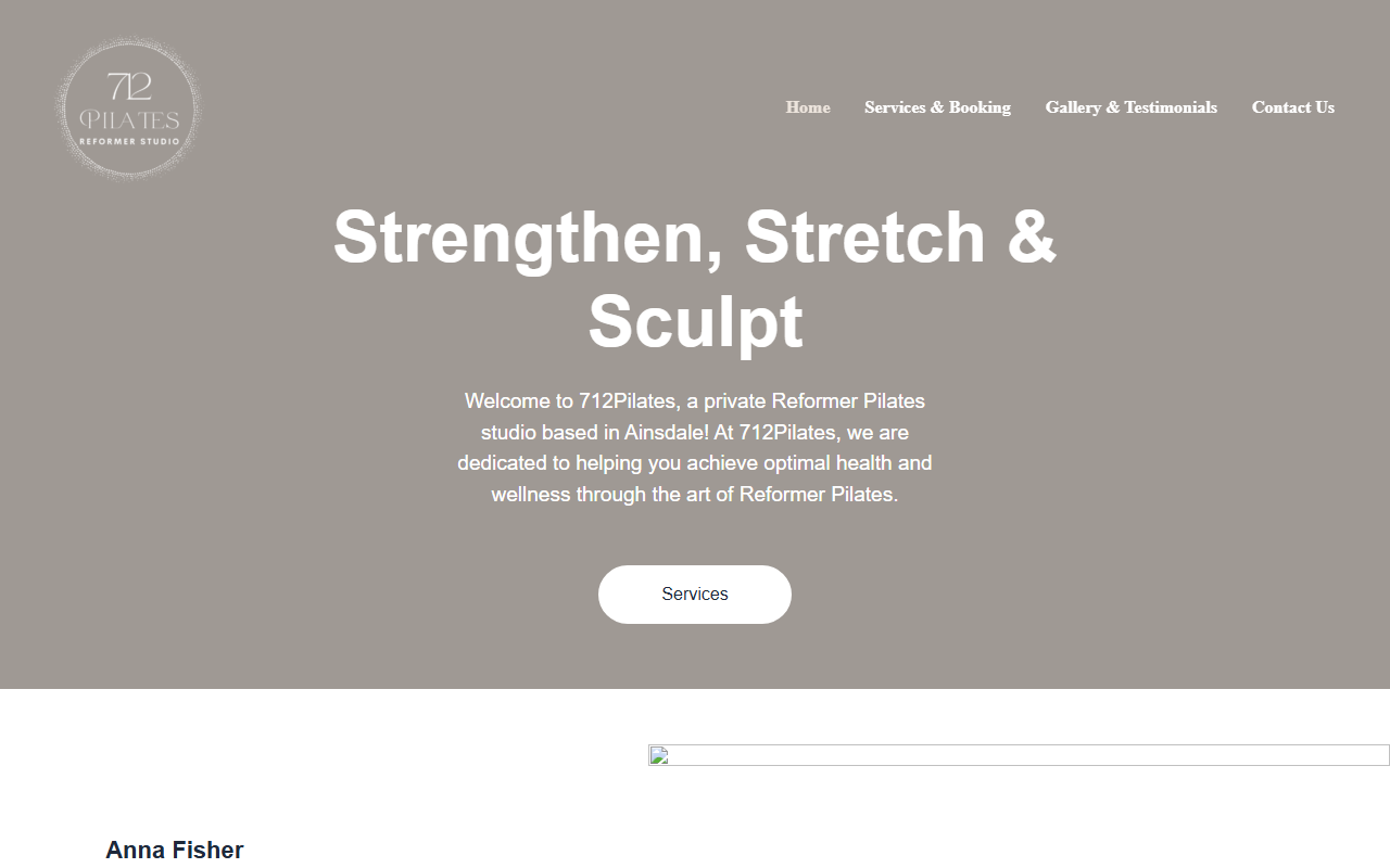 712pilates.com screenshot